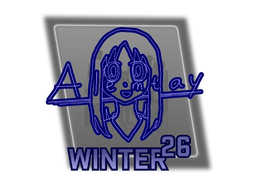 Sticker | alemtay (Holo) | fragWinter 2026
