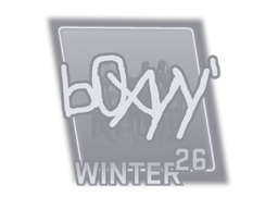 Sticker | b0xyy (Foil) | fragWinter 2026