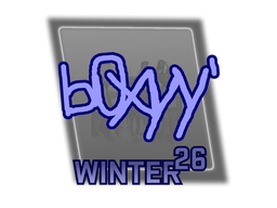 Sticker | b0xyy (Holo) | fragWinter 2026