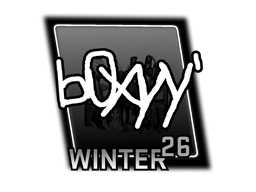Sticker | b0xyy | fragWinter 2026