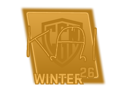 Sticker | FRNRCHT (Gold) | fragWinter 2026
