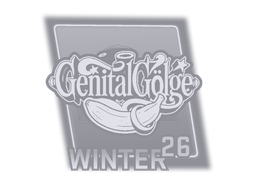 Sticker | GenitalGölge (Foil) | fragWinter 2026