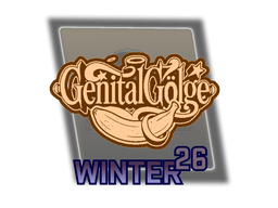 Sticker | GenitalGölge (Holo) | fragWinter 2026