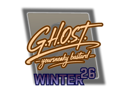 Sticker | GHOST (Holo) | fragWinter 2026