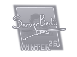 Sticker | Serverbedii (Foil) | fragWinter 2026