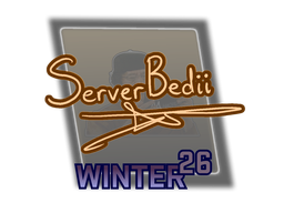 Sticker | Serverbedii (Holo) | fragWinter 2026
