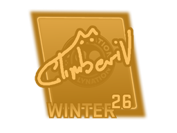 Sticker | climberiV (Gold) | fragWinter 2026