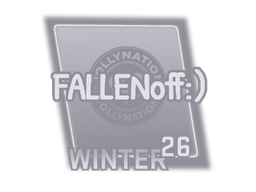 Sticker | FalleNoFF (Foil) | fragWinter 2026