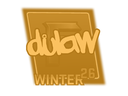 Sticker | dulaw (Gold) | fragWinter 2026