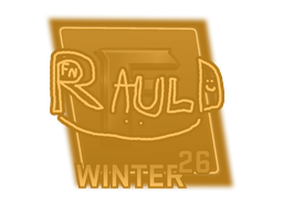 Sticker | RauLD (Gold) | fragWinter 2026