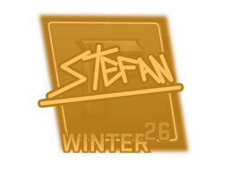 Sticker | stefandynull (Gold) | fragWinter 2026