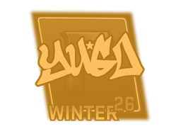 Sticker | yugo (Gold) | fragWinter 2026