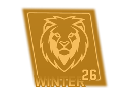 Sticker | Precision Gaming (Gold) | fragWinter 2026