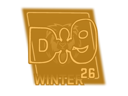 Sticker | D9 (Gold) | fragWinter 2026