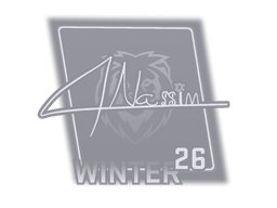 Sticker | Nassim (Foil) | fragWinter 2026