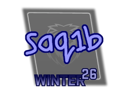 Sticker | Saq1b (Holo) | fragWinter 2026